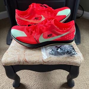 Nike ZoomX Dragonfly XC Spikes Men's 9.5 Bright Crimson Vapor Green DX7992-600